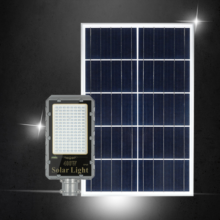 Đèn đường công suất 400W năng lượng mặt trời DMT-D400MDN