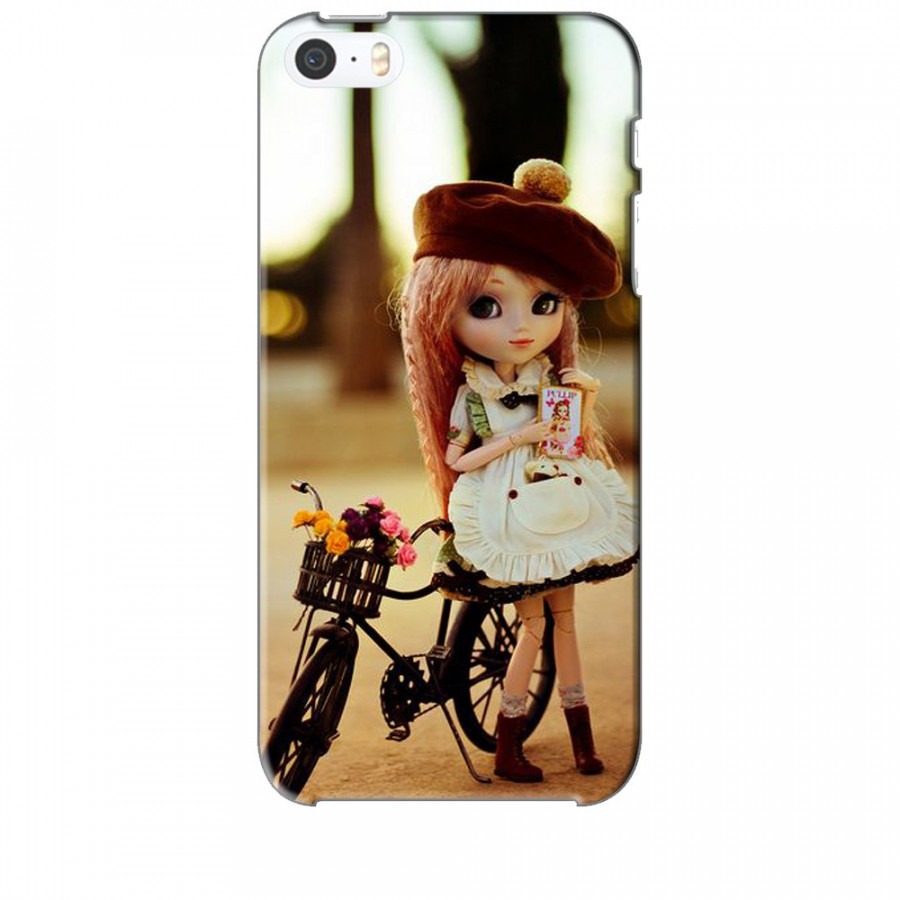 Ốp lưng dành cho điện thoại IPHONE 5 Baby anh Bicycle Mẫu 1