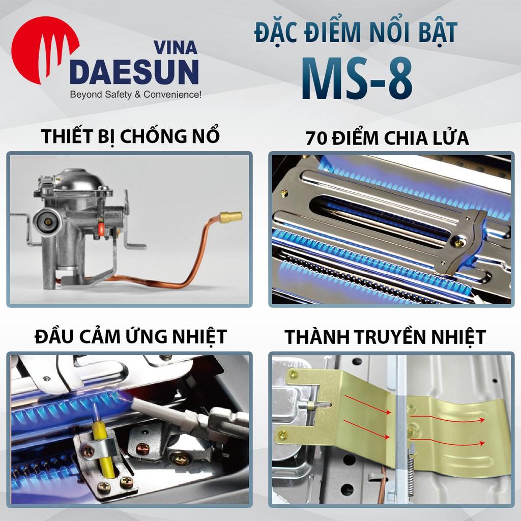 Bếp Ga Mini Maxsun MS-8 - Công Suất 2100W | Chảo Chống Dính | Hàng Chính Hãng