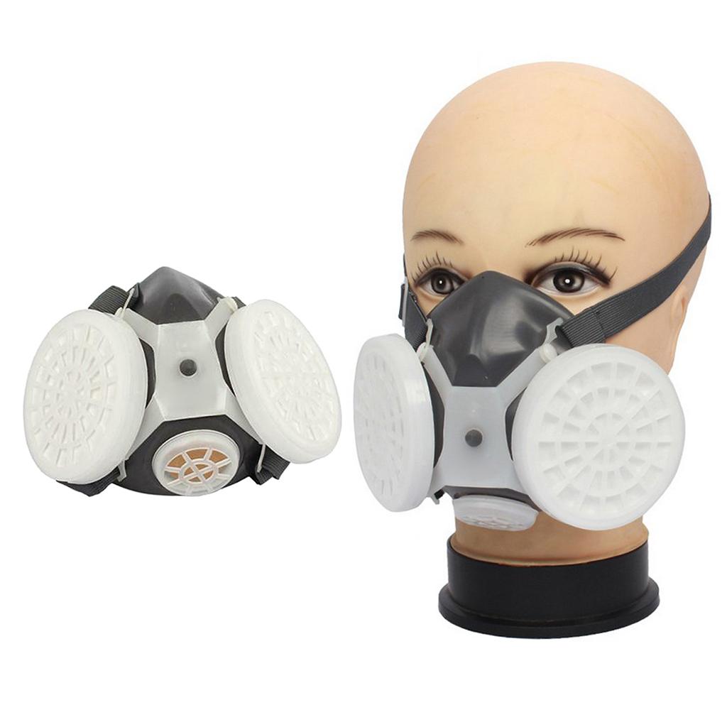 Facepiece Respirator Half Face Painting Spraying Gas Mask with Filter