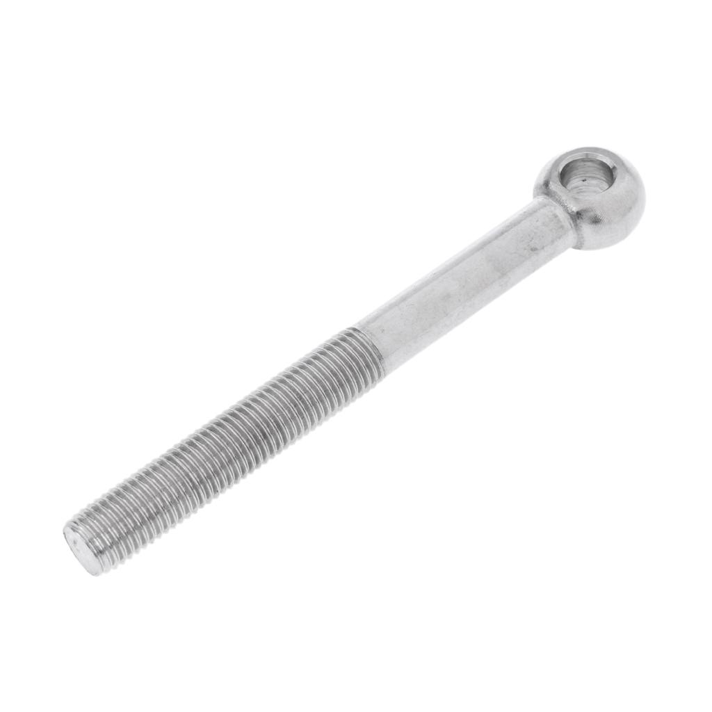 2xM16 304 Stainless Steel Threaded Eye Bolt for Balustrade M16 x 150mm
