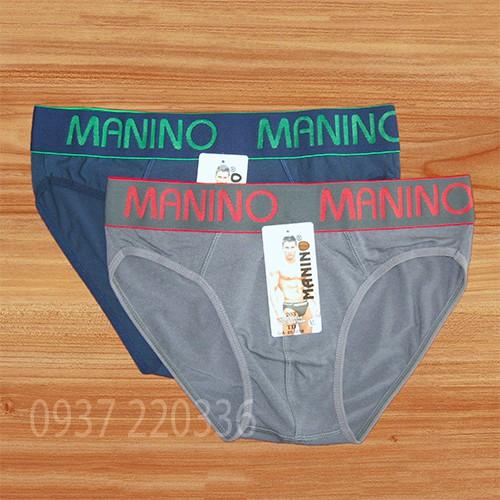 Quần lót nam Cotton 4 chiều cao cấp, lưng chữ BẢNG LỚN - mặc êm và mát - 1xManino203 - M