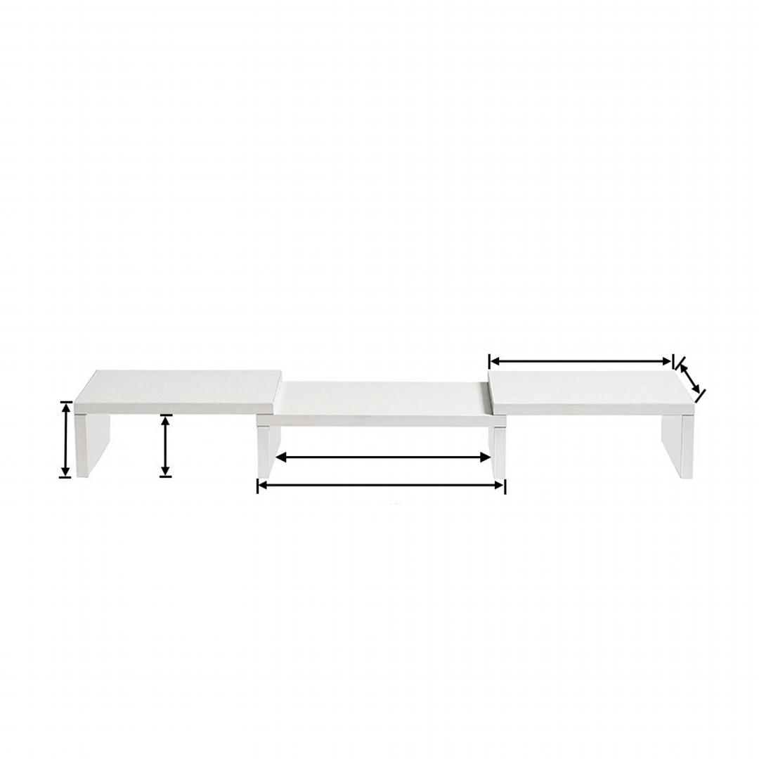 Kệ để bàn gỗ hiện đại SMLIFE Avicii | Gỗ MDF dày 17mm chống ẩm | D90xR25xC12cm