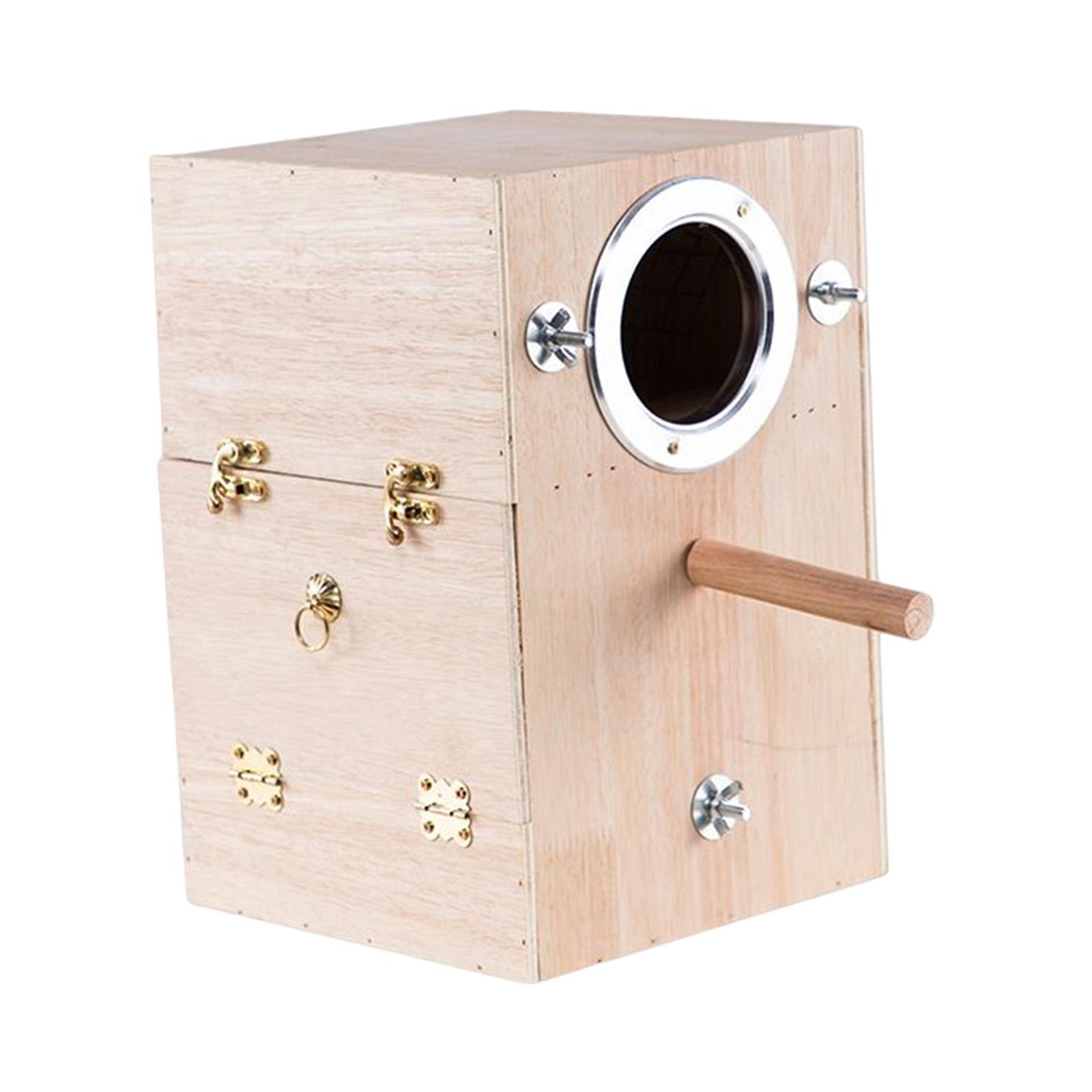 Parrot Breeding Box Parakeet  Bird House Hatching for Lovebirds