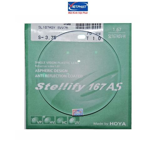 Tròng kính HOYA STELLIFY 1.55S, 1.60AS và 1.67AS hàng chính hãng Nhật Bản