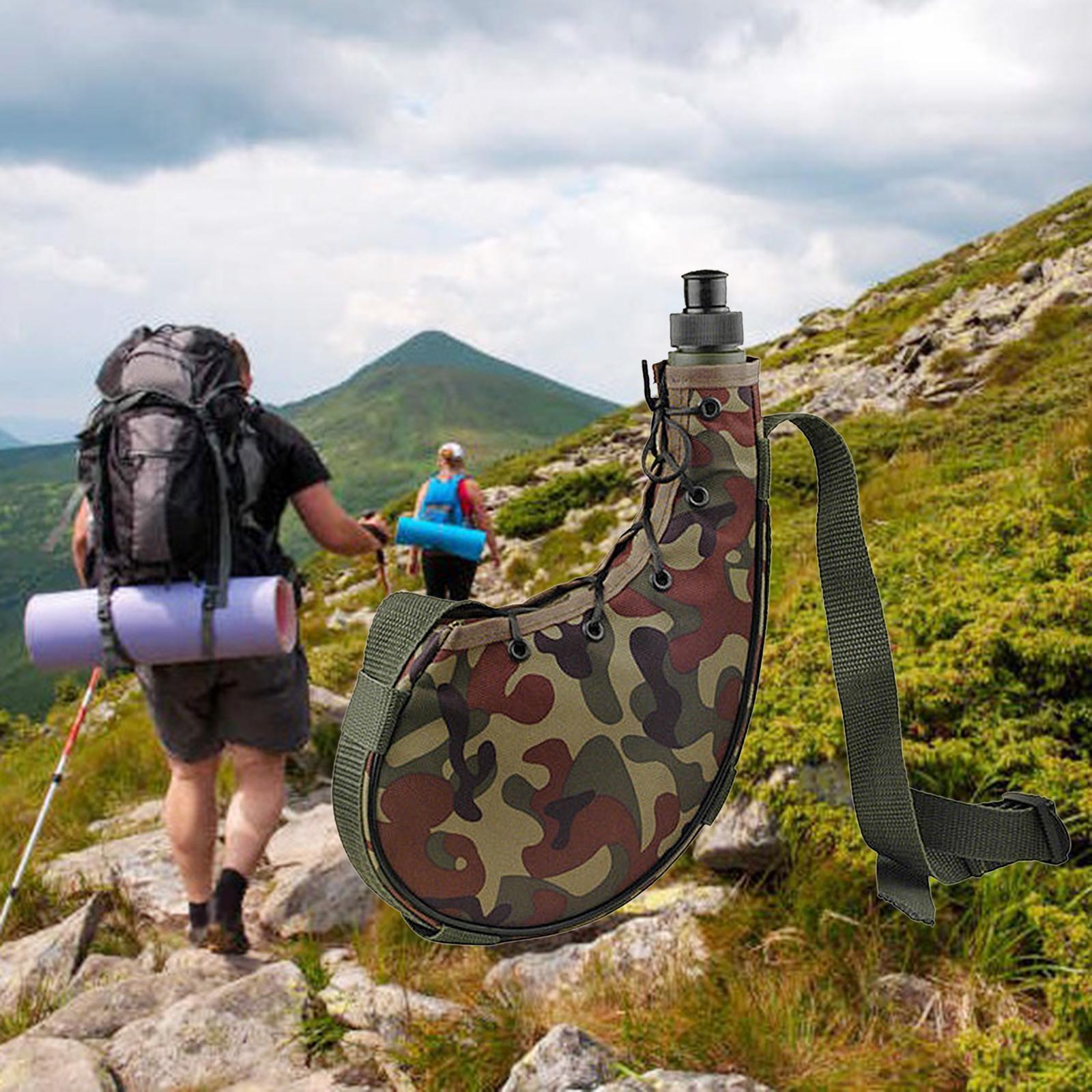 Water Bottle Camping Hip for Hunting Trekking