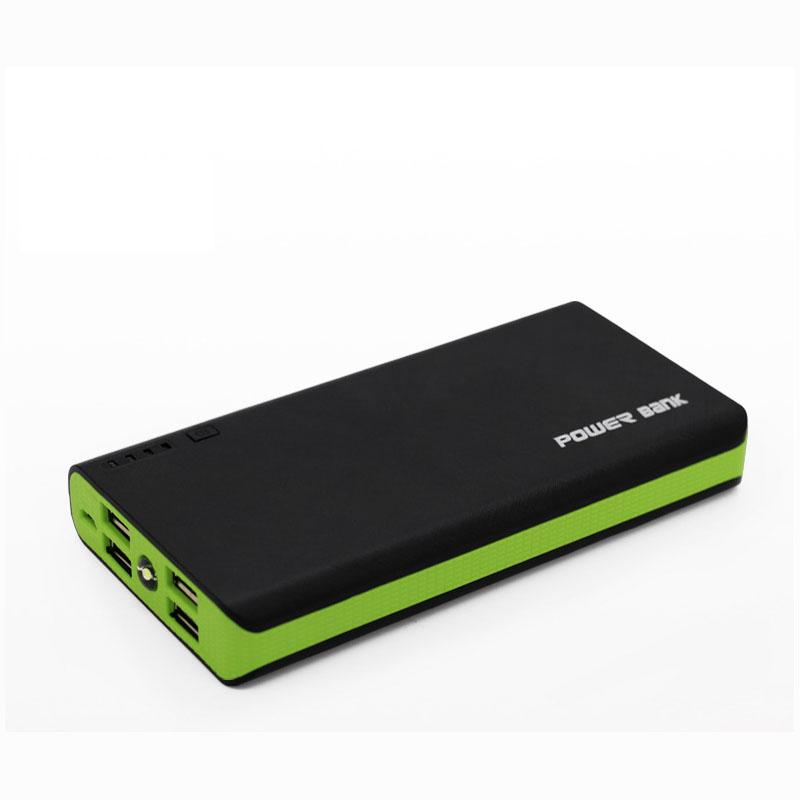 Green-Power Bank Case Kit 18650 Battery Charger Portable for Smart Phone