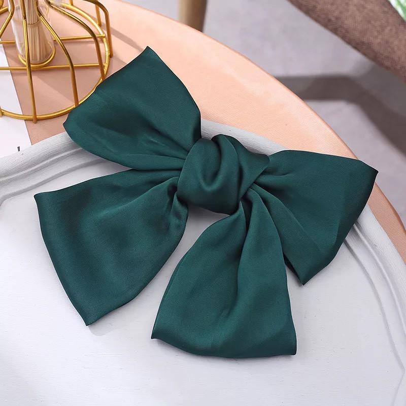 Kẹp tóc nơ lụa phong cách Hàn Quốc dễ thương cho nữ bản đẹp Miituu NLHQ