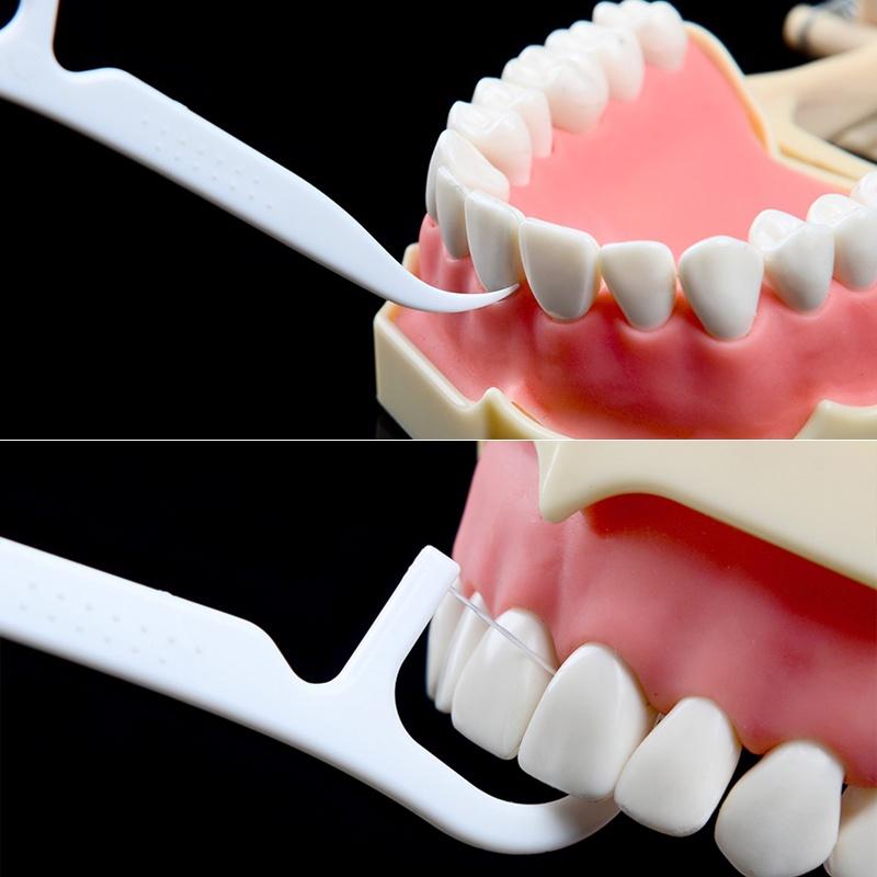 Tăm chỉ nha khoa tiệt trùng chăm sóc răng miệng hộp 50 cây (TNK50)