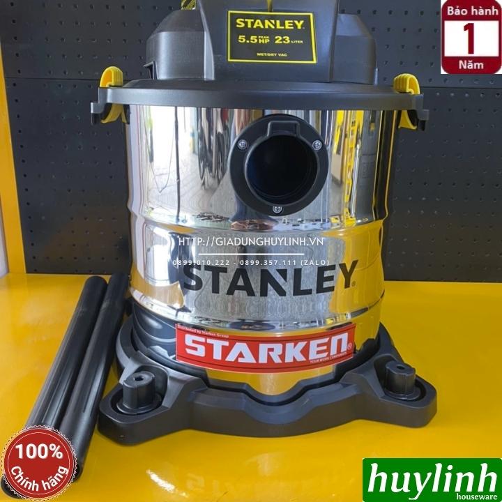 Máy hút bụi 3 chức năng Stanley SL19417-6A - Dung tích 23 lít - Công suất 4000W [5.5HP] - Hút bụi khô ướt và thổi bụi - Hàng chính hãng