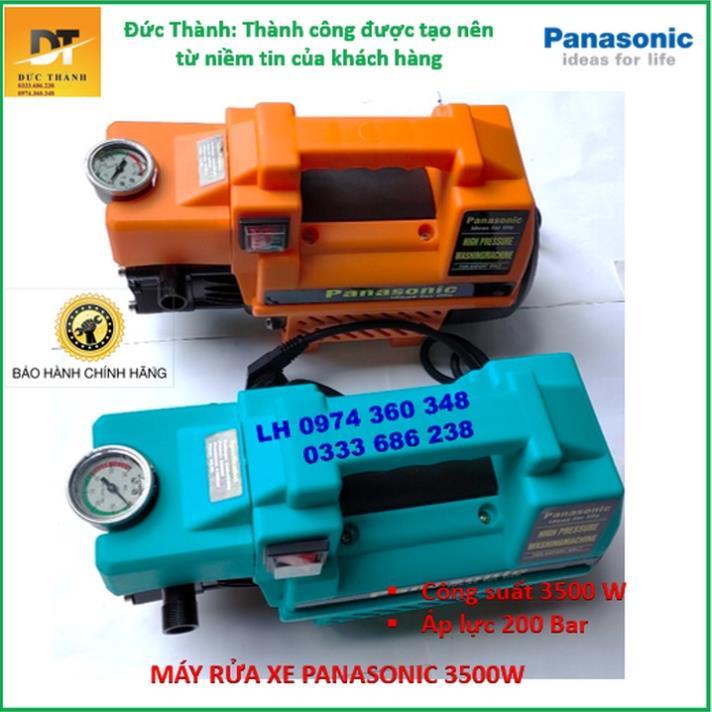 Máy rửa xe PANASONIC 3500W màu cam. Bảo hành chính hãng.