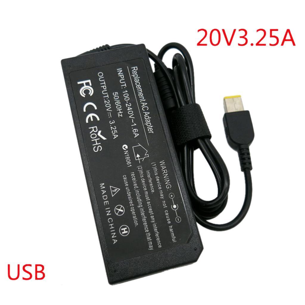 20V 65W 3.25A AC-DC Adapter Power Supply Charger Universal for Laptops
