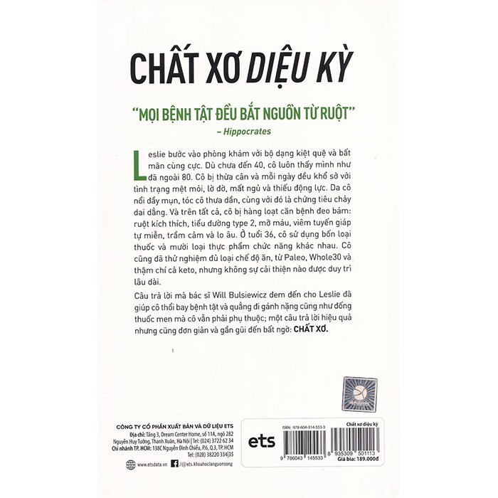 Chất Xơ Diệu Kỳ - Will Bulsiewicz - Hoàng Lan dịch -