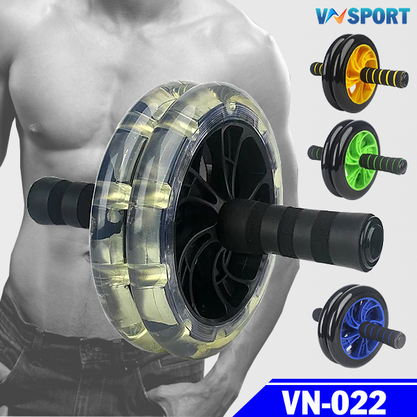 Lăn Tập Cơ Bụng 2 Bánh Roller Wheel - VN022