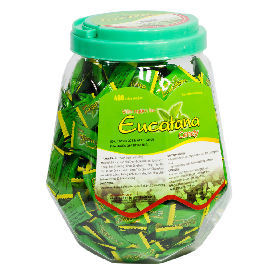 Kẹo ngậm ho Eucatana 400 viên