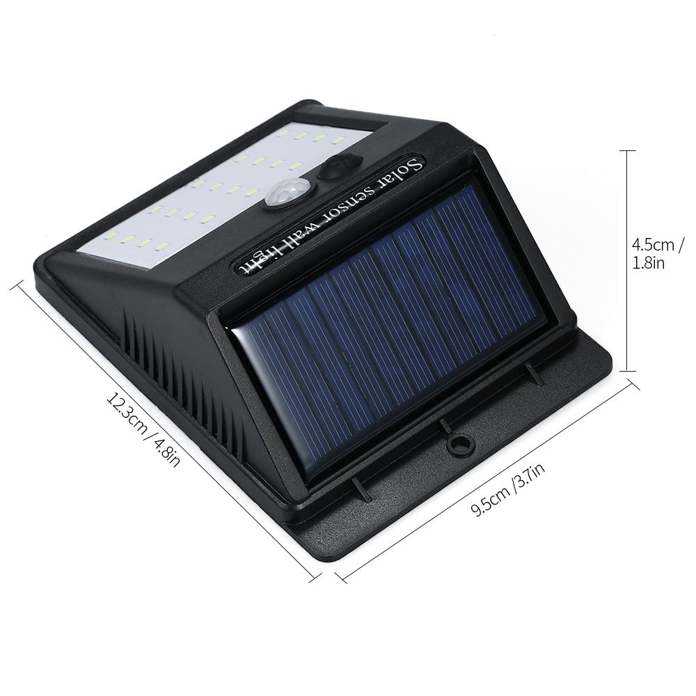 Đèn LED Năng Lượng Mặt Trời Cảm Biến Chuyển Động Treo Tường ngoài trời, chống nước