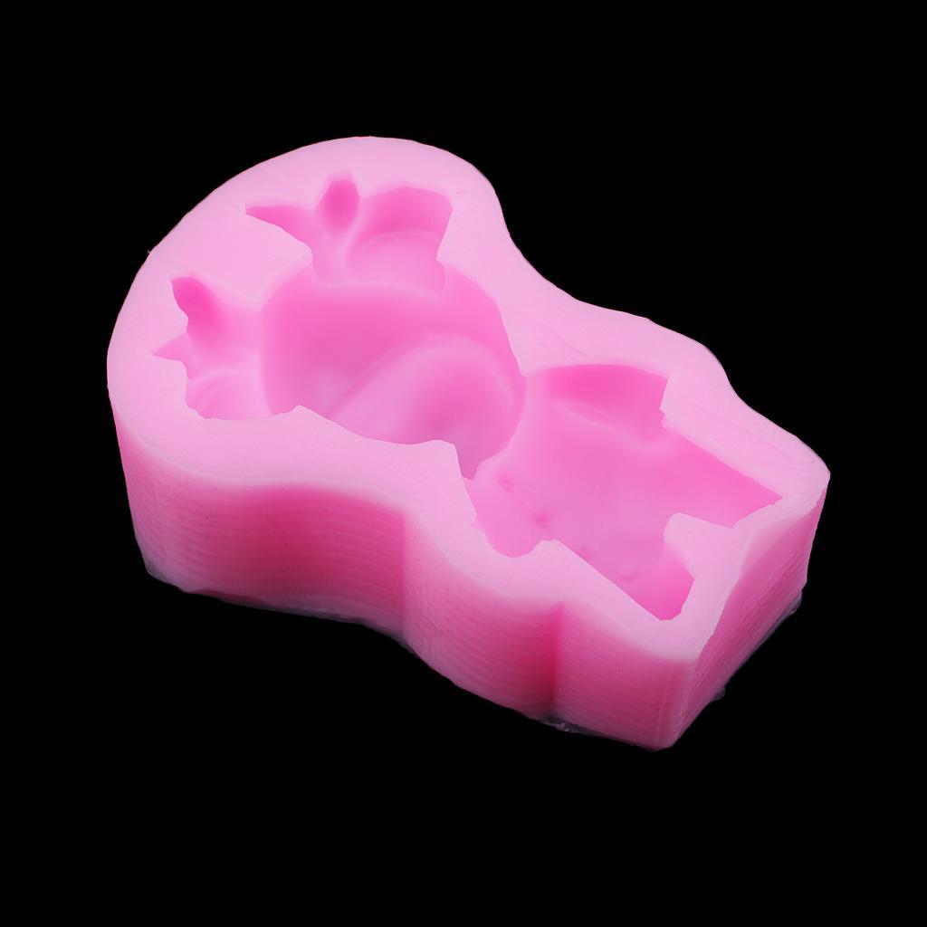 DIY Deer Bear Silicone Molds Fondant Cake Chocolate Baking Tools