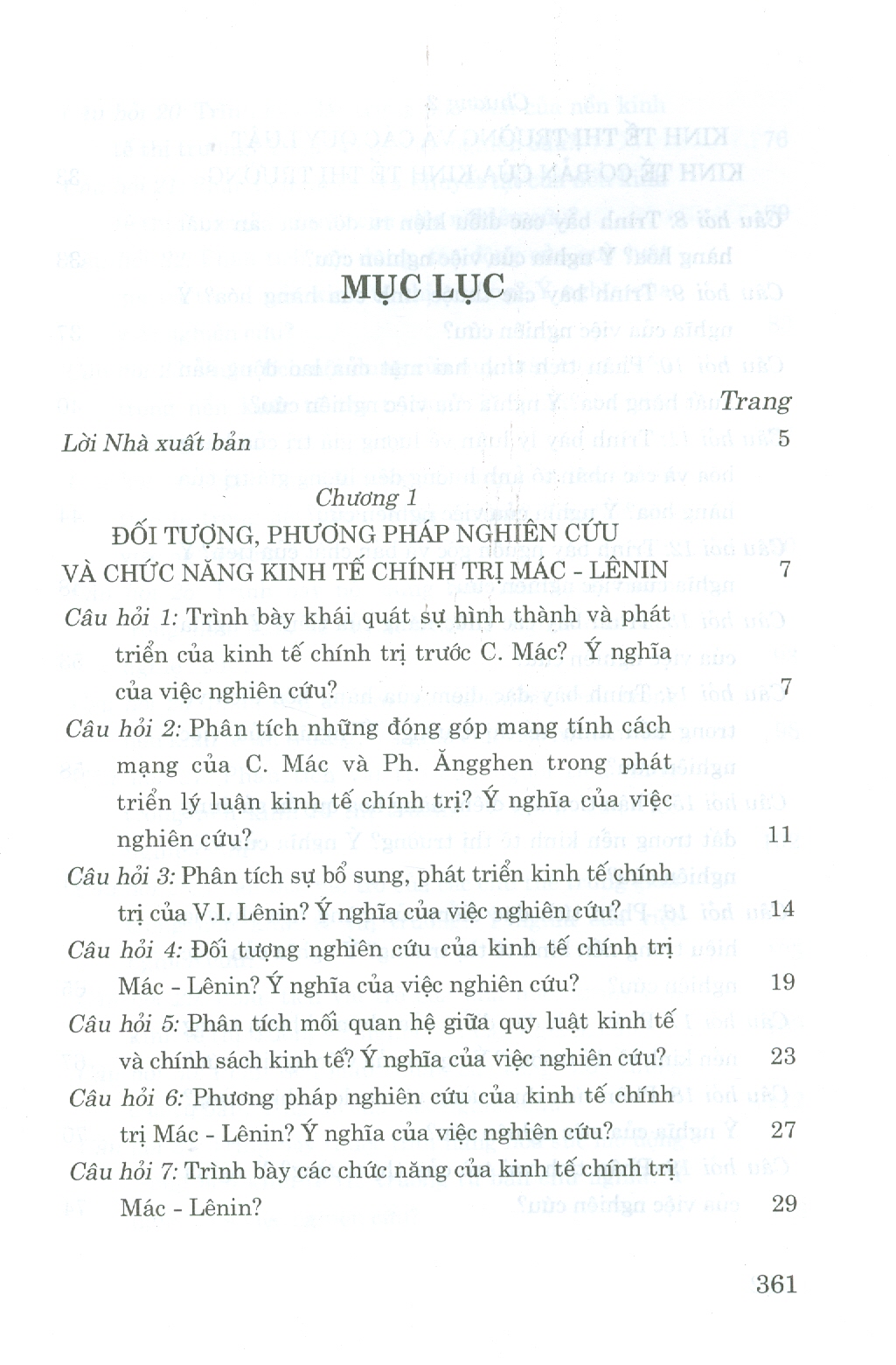 Hỏi - Đáp Môn Kinh Tế Chính Trị Mác - Lênin