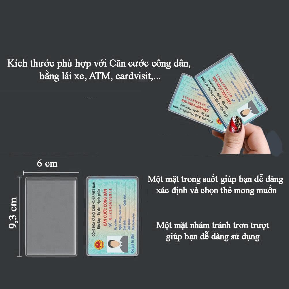 Vỏ Bọc Thẻ CCCD/ CMT, Bao Túi Đựng Thẻ Sinh Viên, Nhân Viên, Học Sinh CMND, căn cước công dân, v.v...