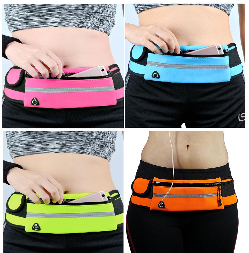 Water Bottle Waist Bag Outdoor Sports Bag Fitness Running Waterproof Anti-theft Mobile Phone Sports Waist Bag