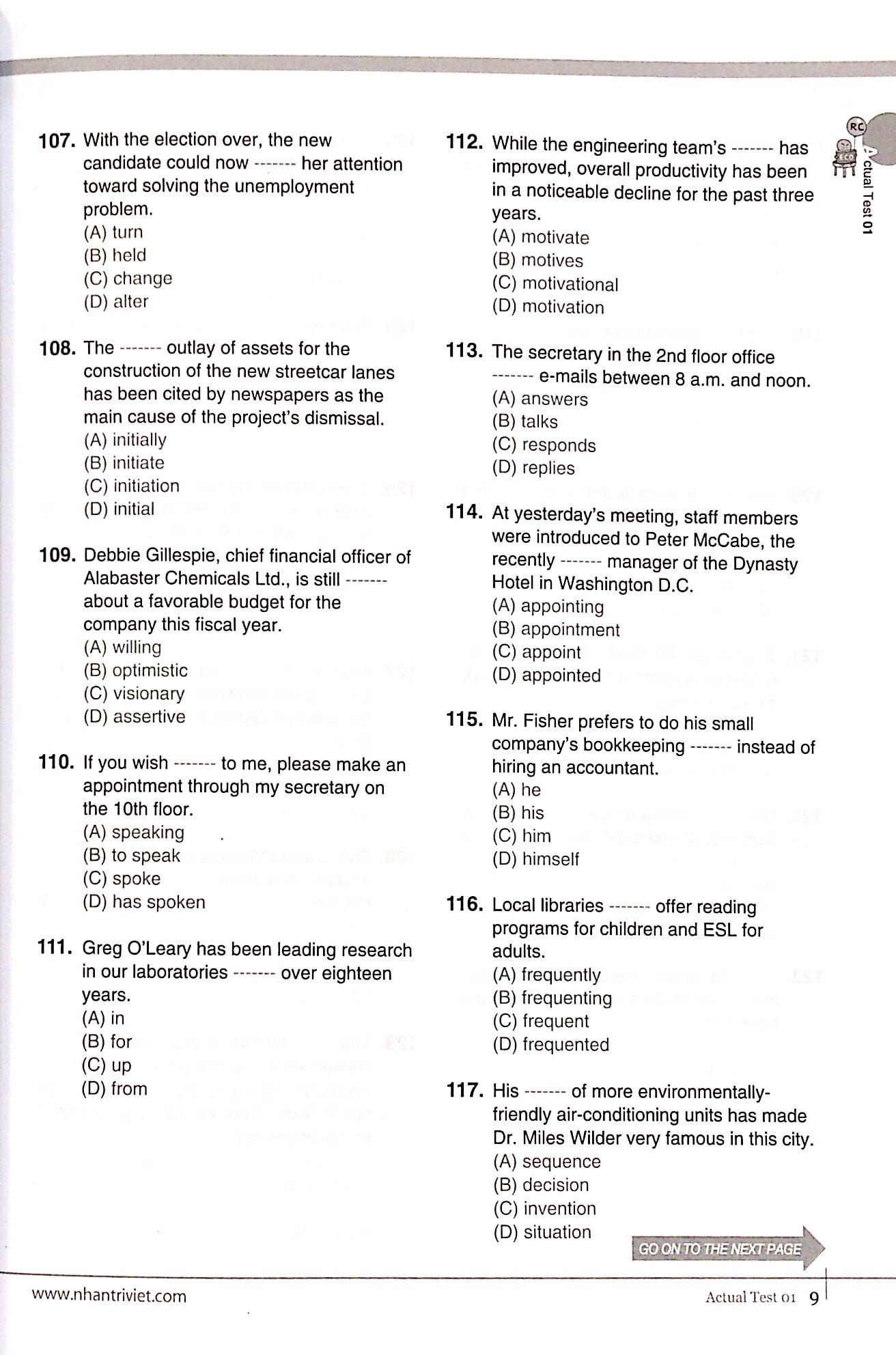 Economy TOEIC RC1000 Volume 2