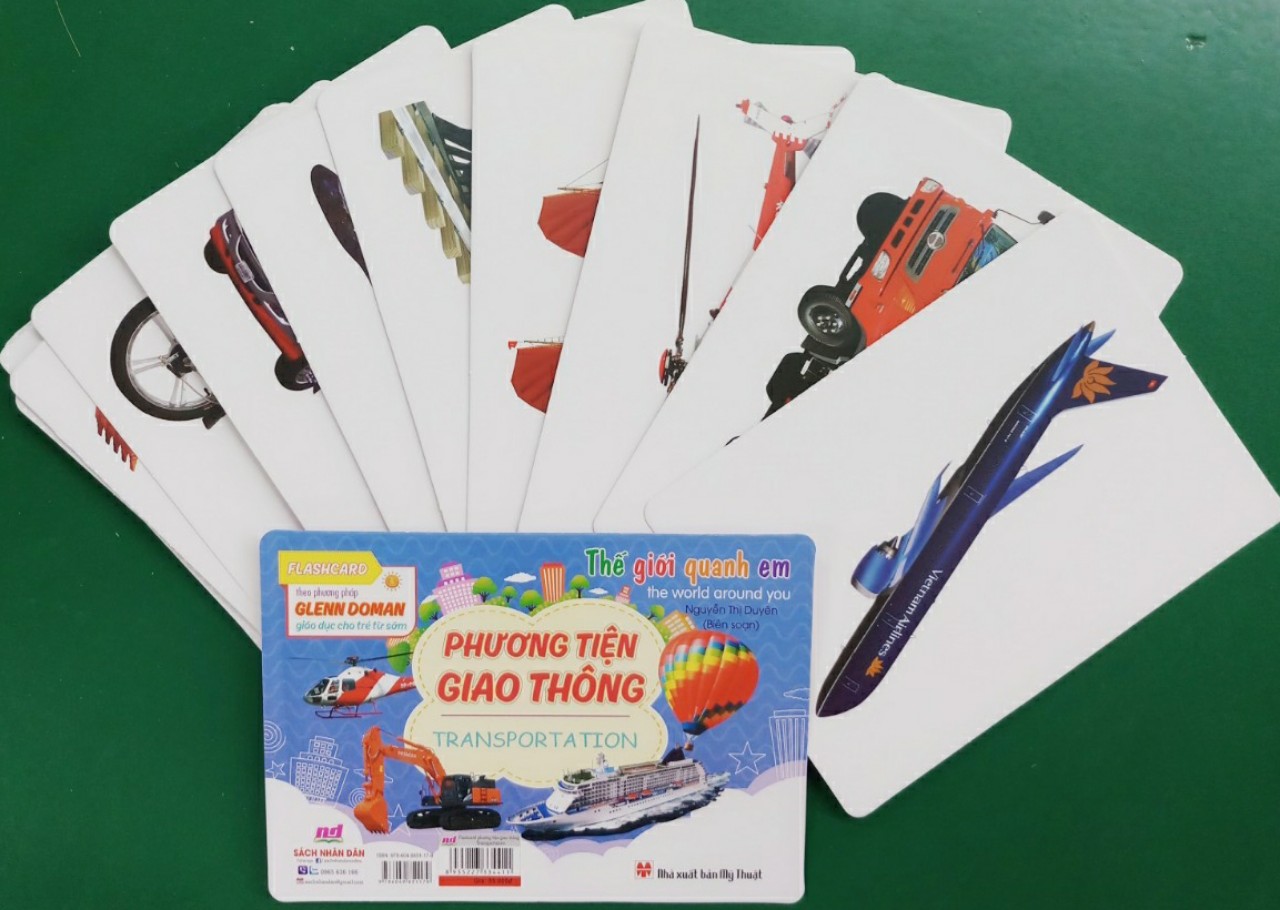 Sách - Flashcard - Thế Giới Quanh Em : Phương Tiện Giao Thông  (Theo Phương Pháp Glenn Doman) - Ndbooks