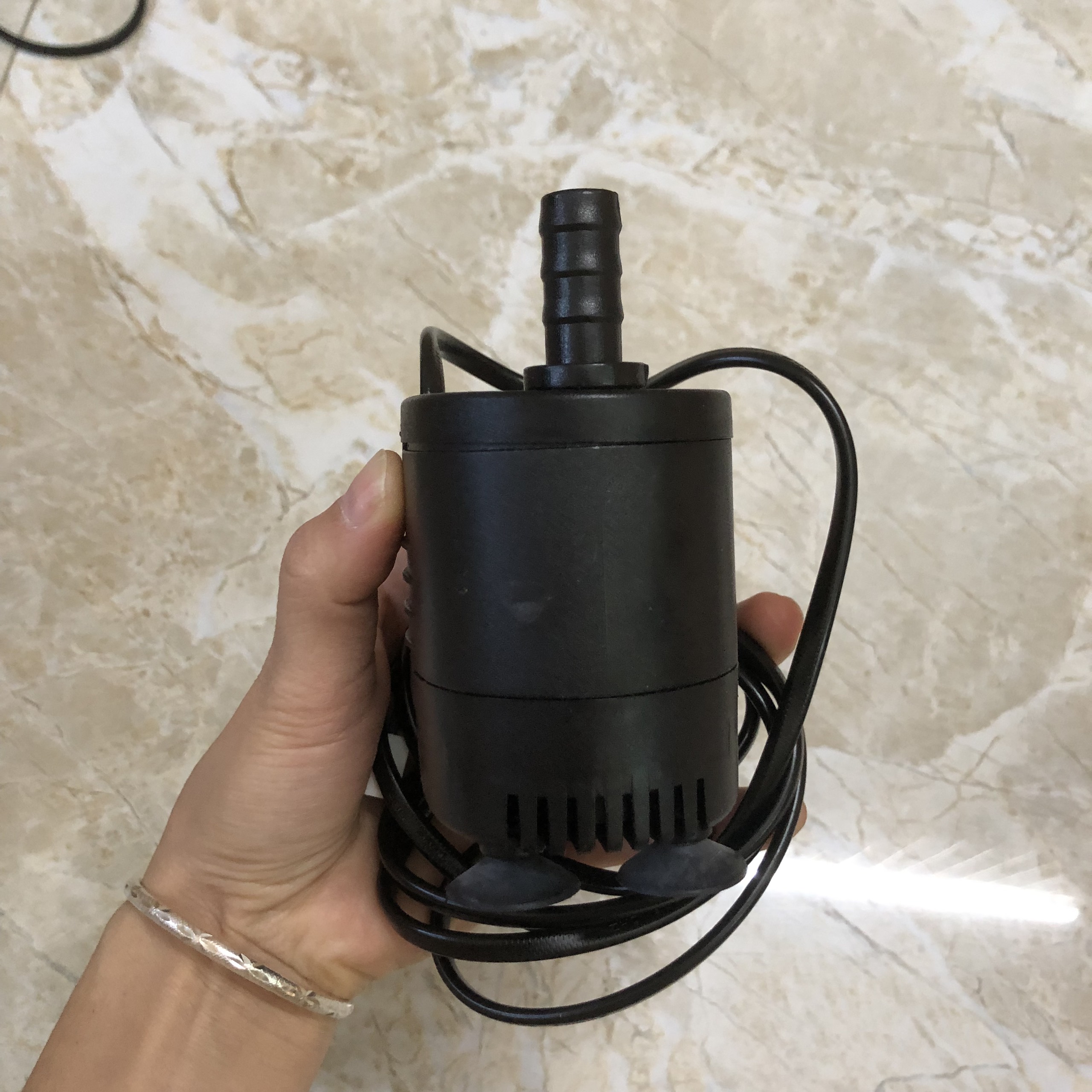 Máy bơm ngập nước dùng cho quạt điều hòa hơi nước, bể cá, non bộ, chế đồ DIY 18W 1000ML