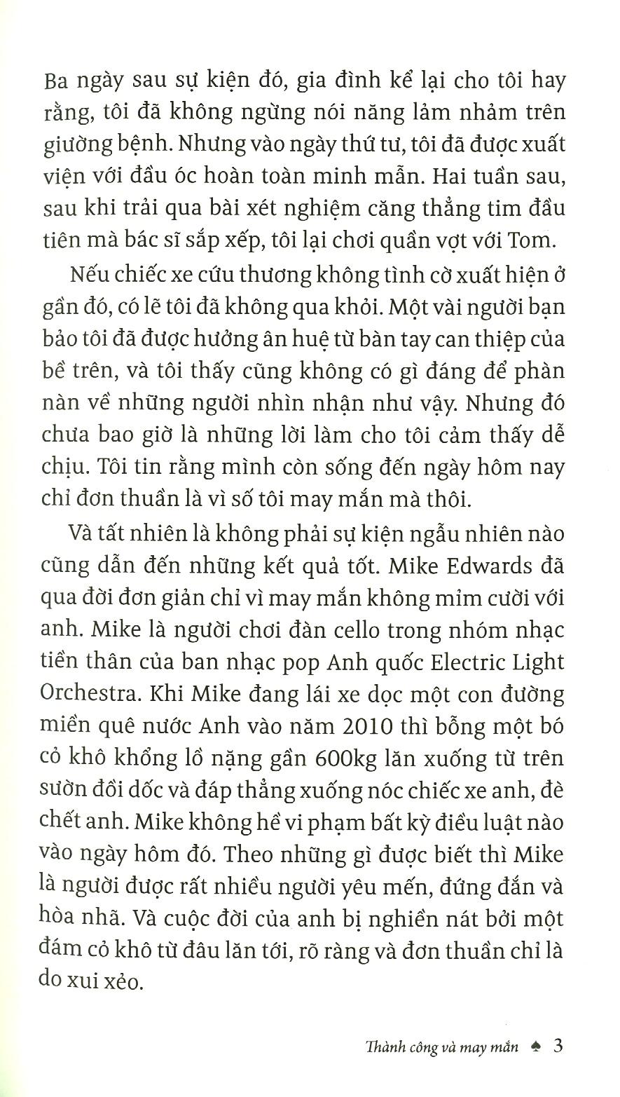 Thành Công Và May Mắn: Vận May Và Chuyện Hoang Đường Về Tài Năng