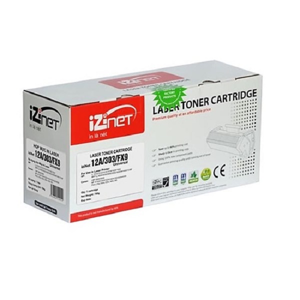 Hộp mực Izinet 12A/303/FX9 Universal - Hàng Chính Hãng