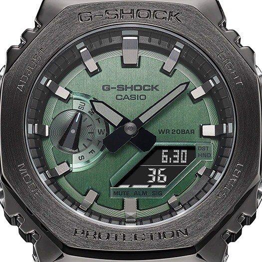 Đồng Hồ Nam Dây Nhựa Casio G-Shock GM-2100B-3ADR Chính Hãng - GM-2100B-3A Mặt Kim Loại