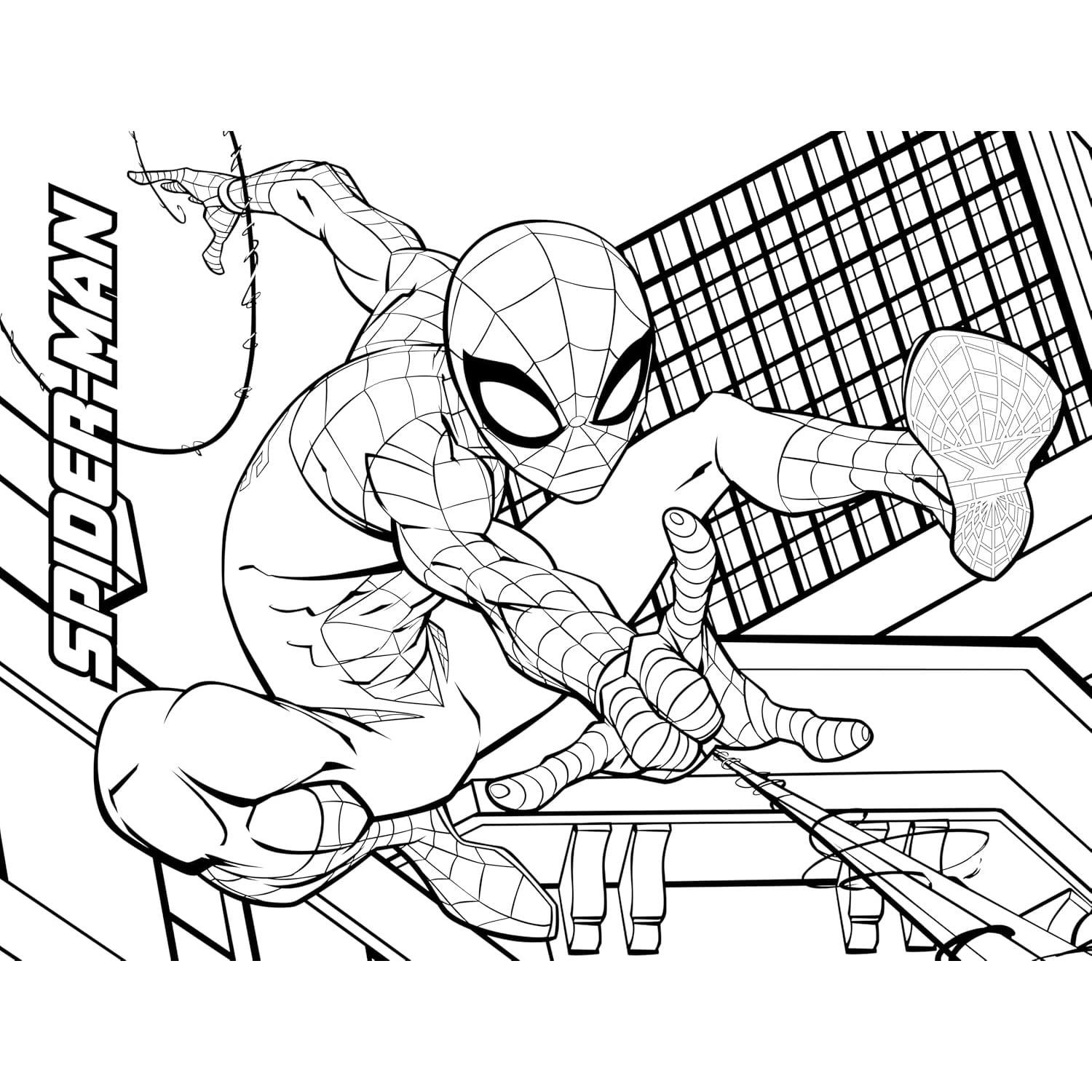 Sách Marvel Spider-Man: Mega Colouring &amp; Activity Pad