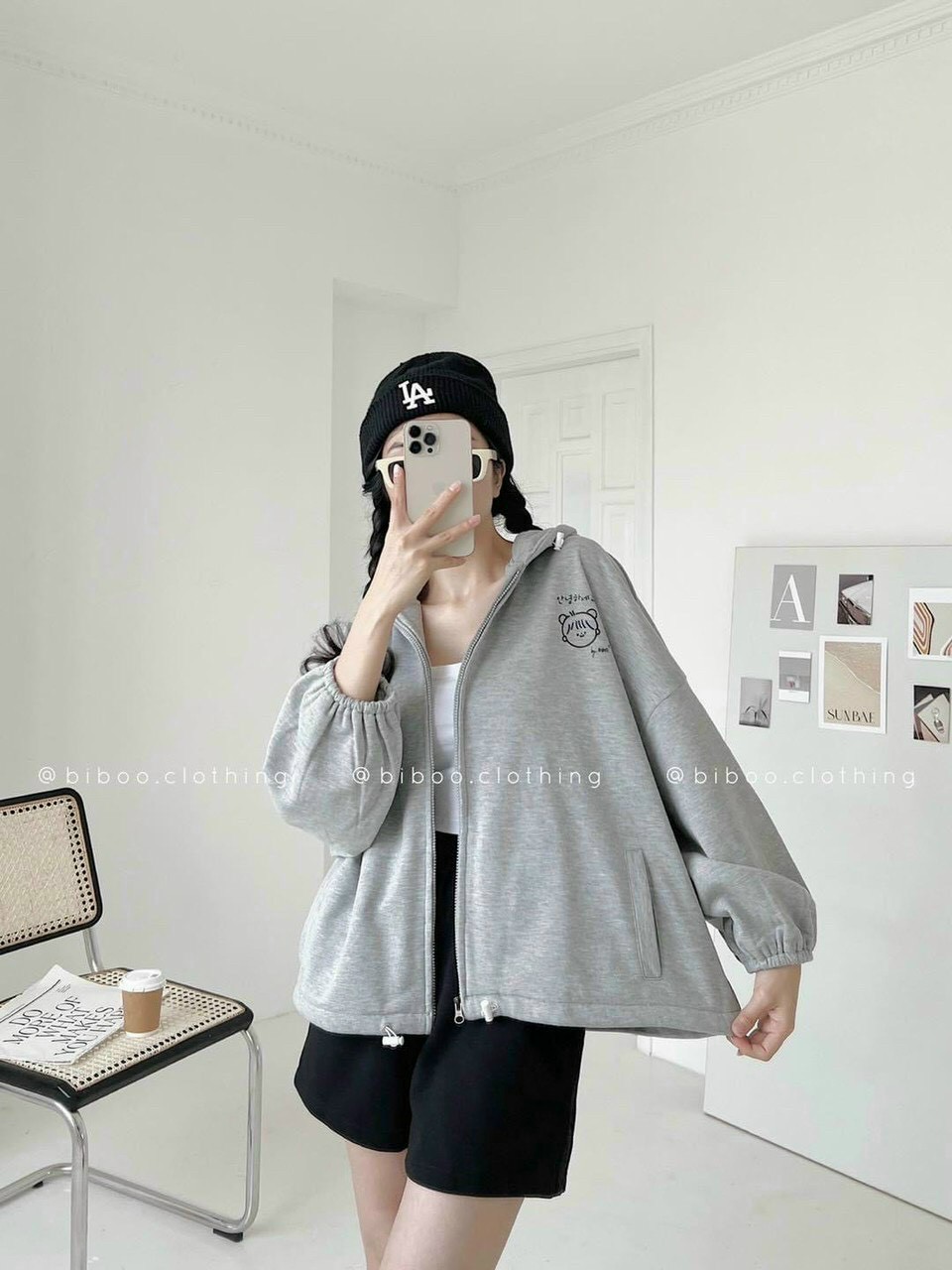 Áo khoác chống nắng logo in bé gái form dưới 70kg, Áo khoác hoodie chống nắng tránh mưa chất thun nỉ ngoại hình logo in hoạt hình, áo khoác nỉ ngoại mủ to unisex nam nữ đều mặc được