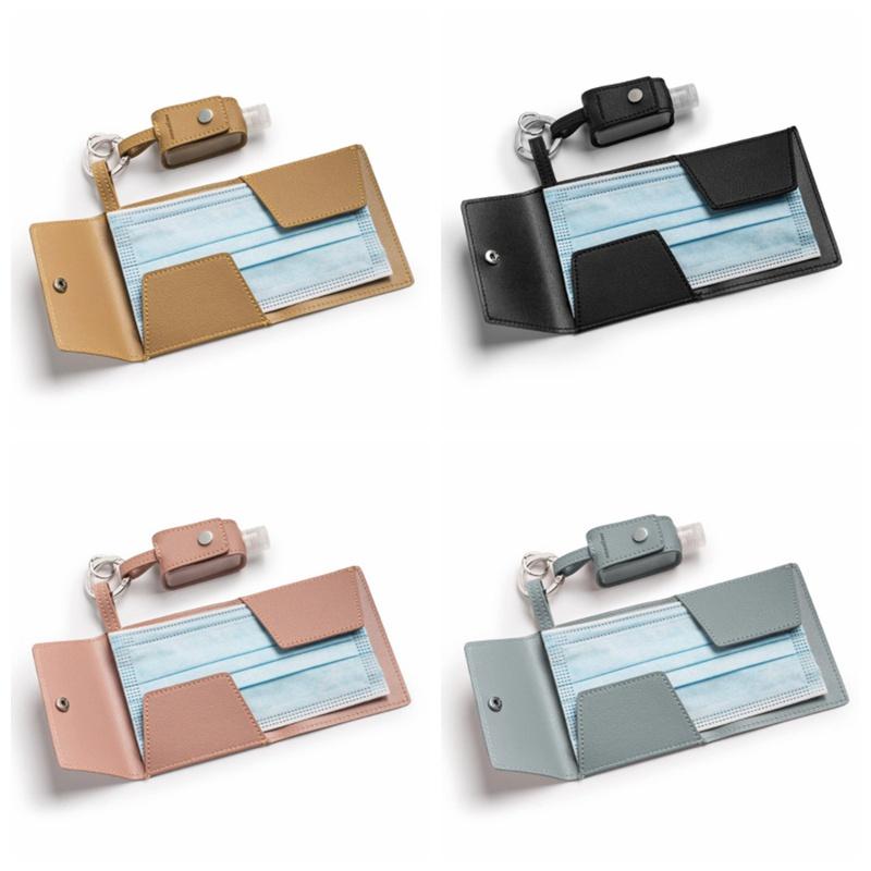 Bình Đựng Nước Rửa Mặt Bằng Nhựa Có Vỏ Bọc Khẩu Trang Tiện Dụng