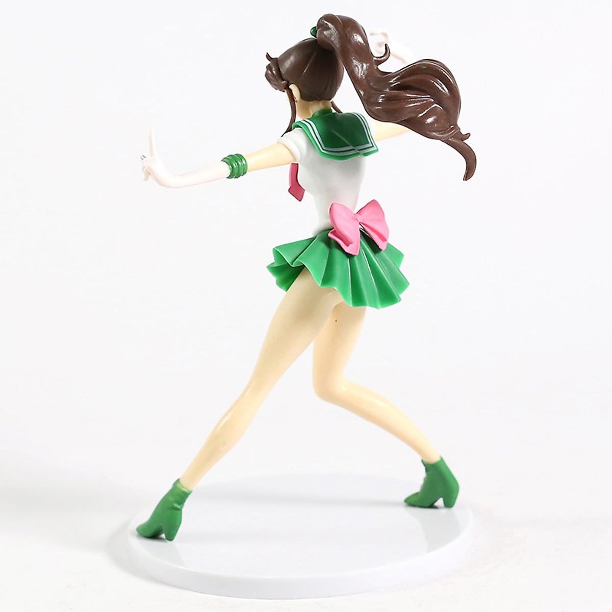 (Sailor Moon) Đồ chơi mô hình Thủy Thủ Mặt Trăng - Sailor Jupiters xanh lá (16 cm) kèm giá đỡ