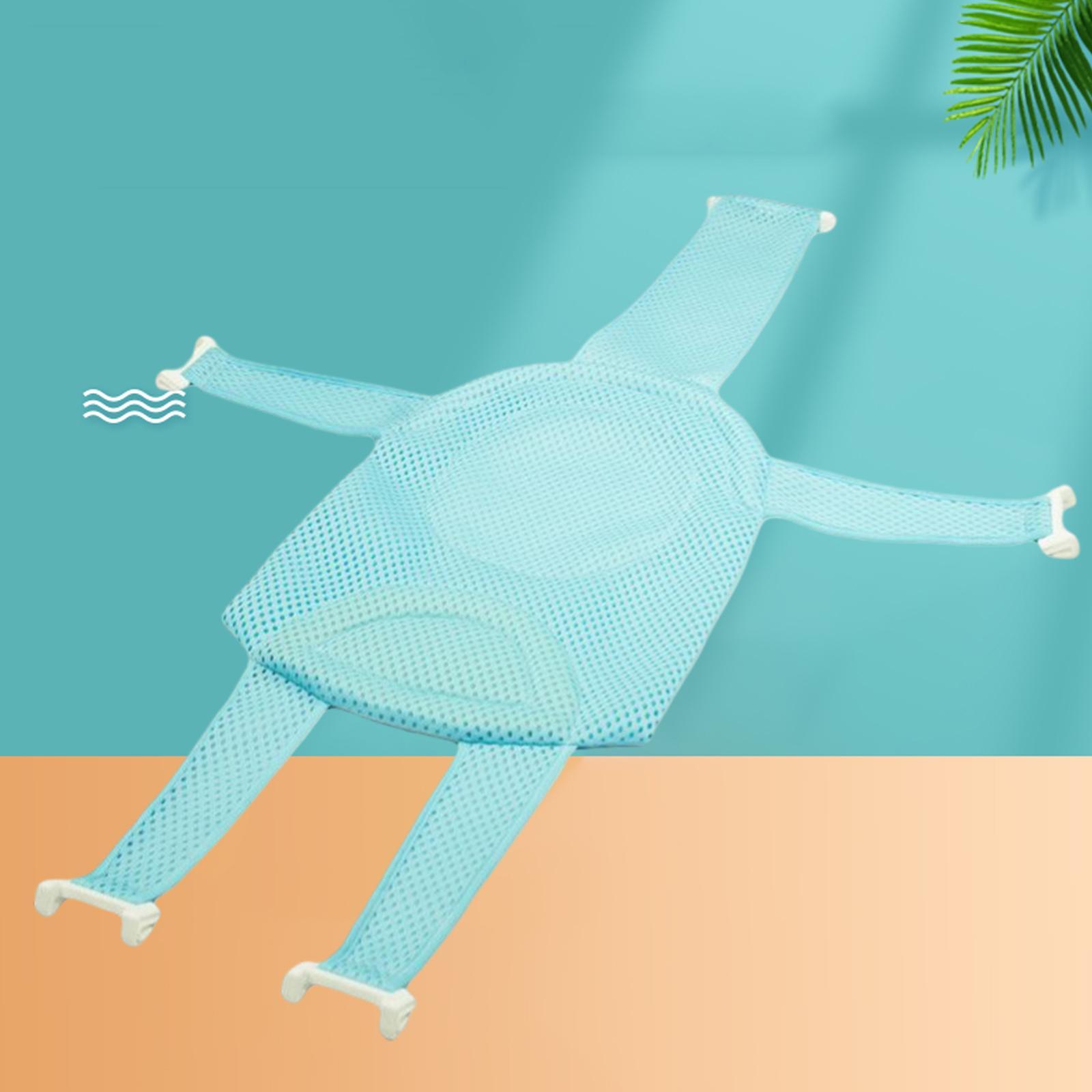 2Pcs Bath Seat Support Cushion Mat Bathing Accessories for Bath Tub Kids