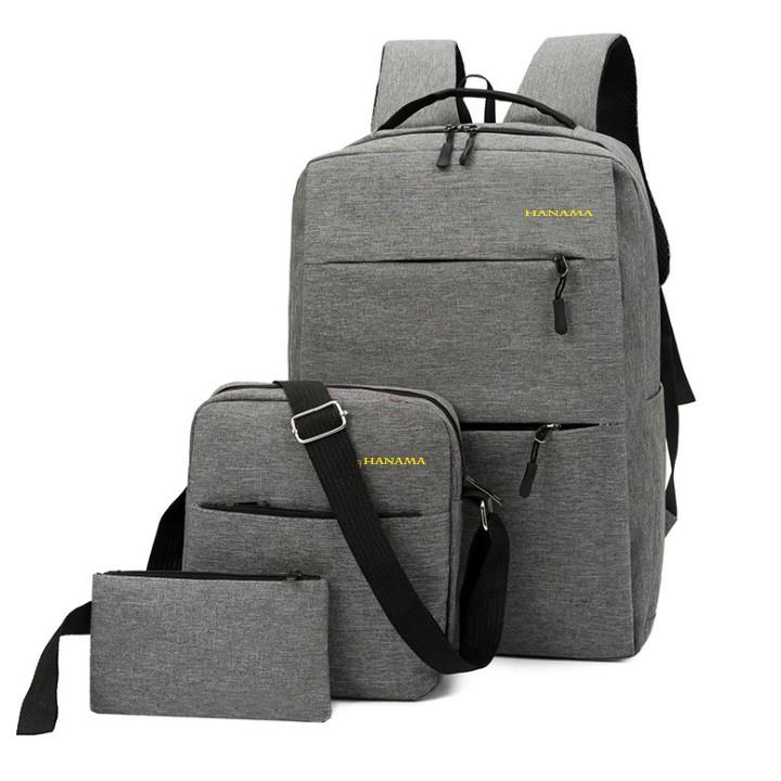 Set Ba lô, túi, ví thời trang cao cấp BACKPACK 083 - Chính Hãng Phân Phối