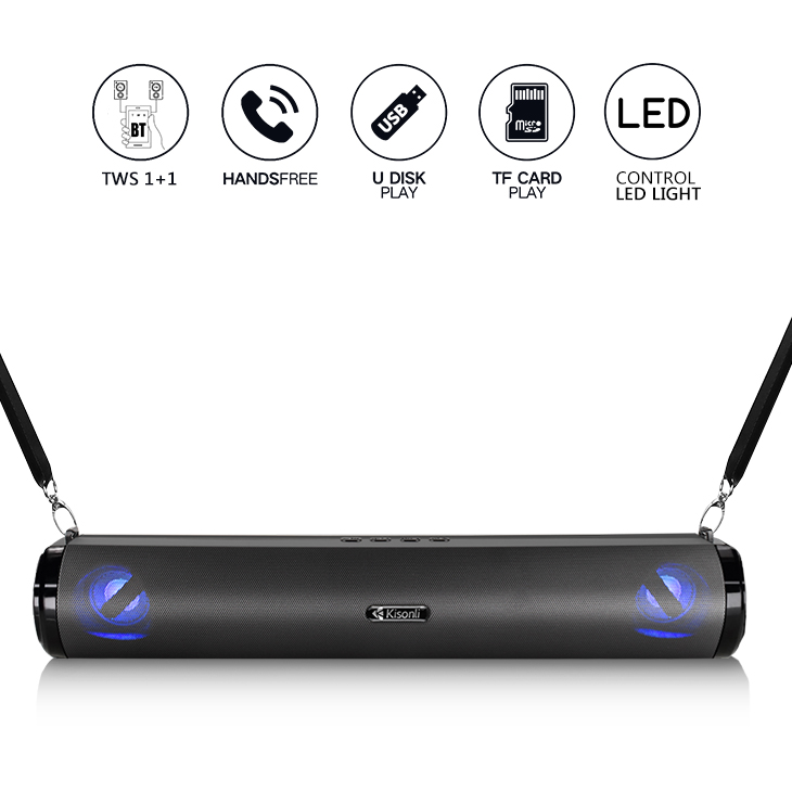 Loa Bluetooth Xách Tay Mini Kisonli LED 901( Màu Ngẫu Nhiên) - HÀNG CHÍNH  HÃNG - Loa Bluetooth | DiDongVietNam.com