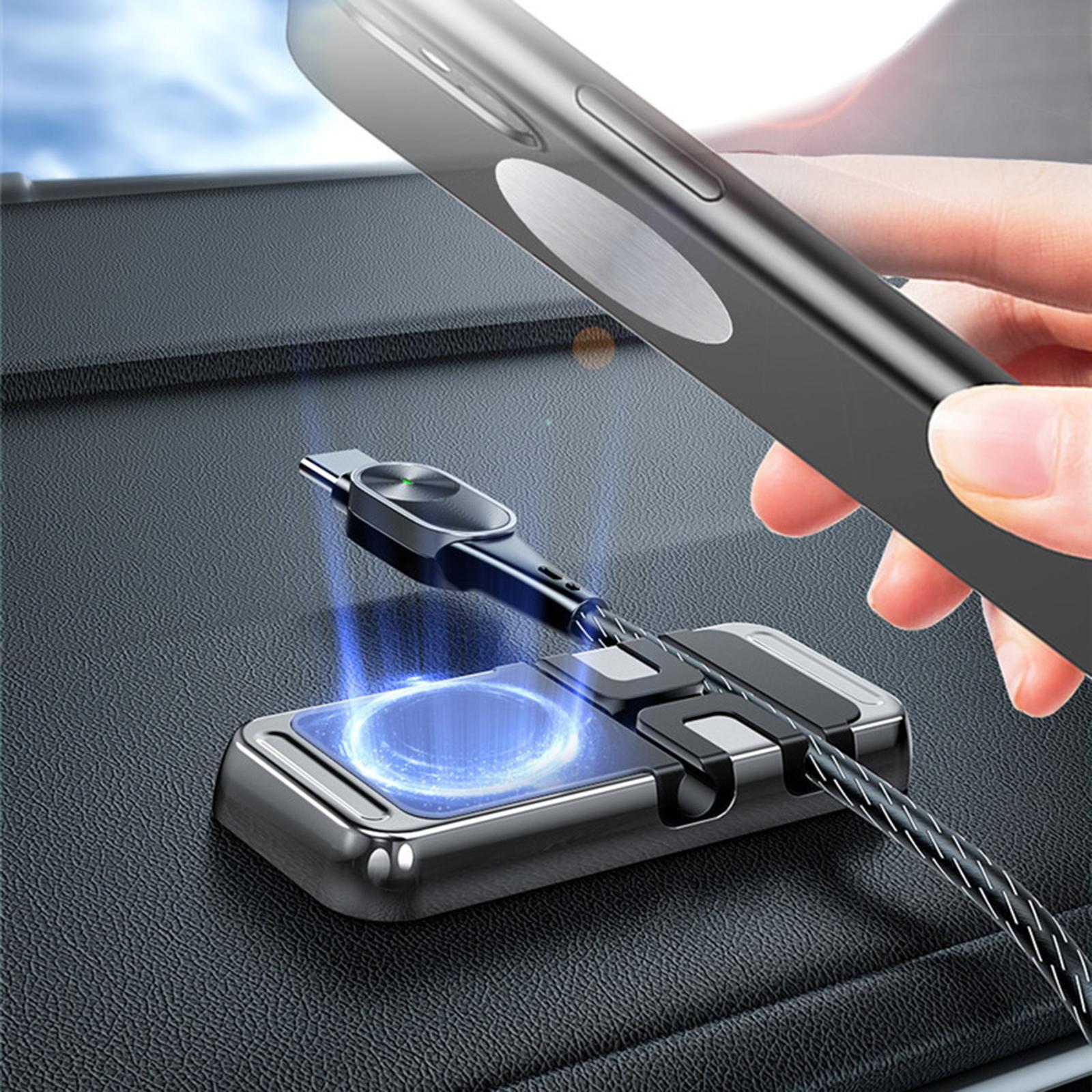 Phone Mount with USB Cable Management Accessories for Desk Car