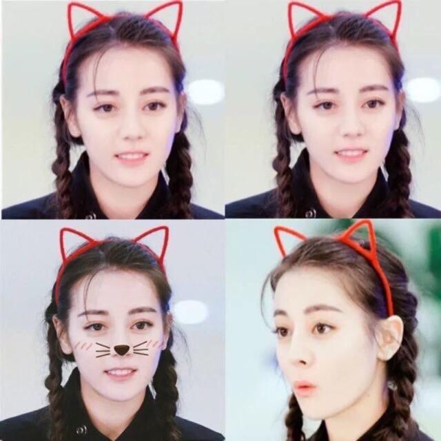 Bờm tóc tai mèo quấn nhung