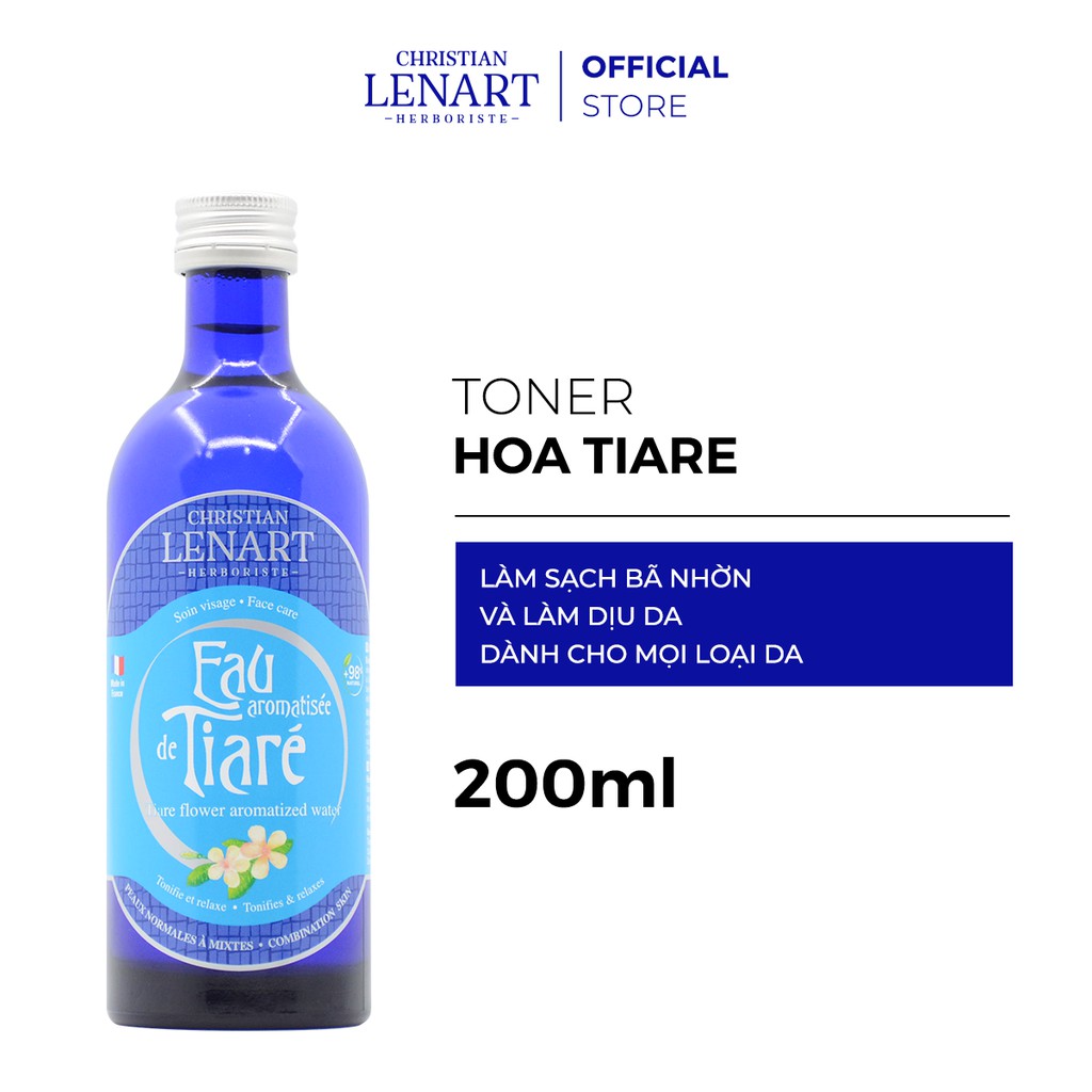 Toner Hoa Tiare Christian Lenart Eau aromatisée de Tiaré (200ml)