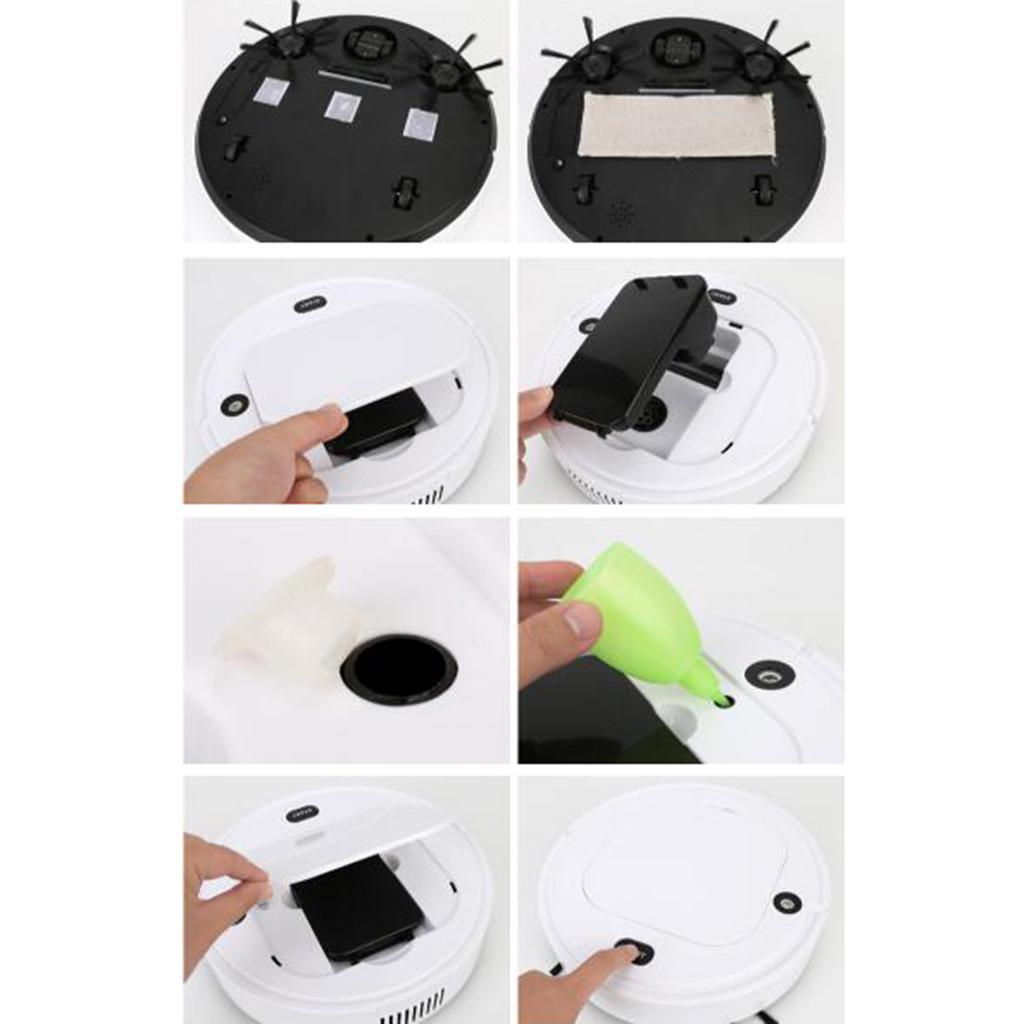 Robotic Vacuum Cleaner Quiet, Self-Charging Robot for Hard Floors Pet Hairs
