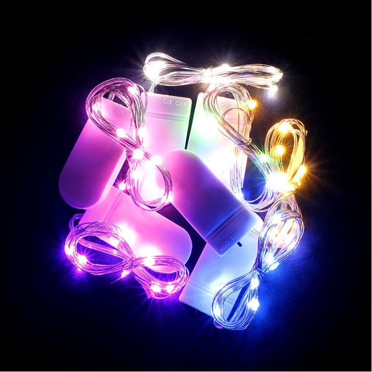 Dây đèn led màu vàng sáng ấm trang trí tiểu cảnh, hộp quà, DIY