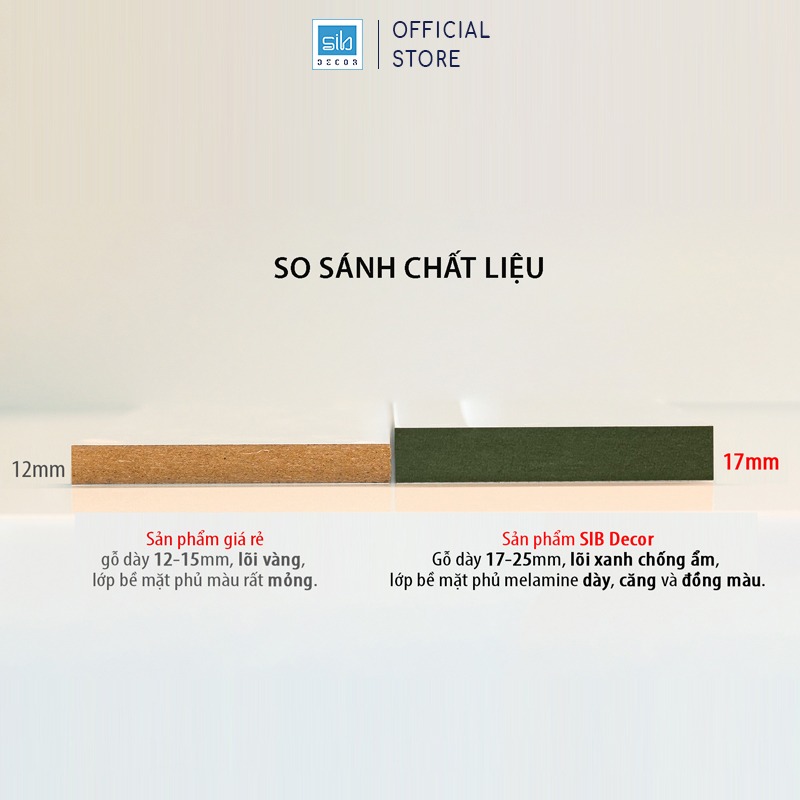 Kệ Gỗ Trang Trí Treo Tường 9 Tầng Thương Hiệu SIB Decor