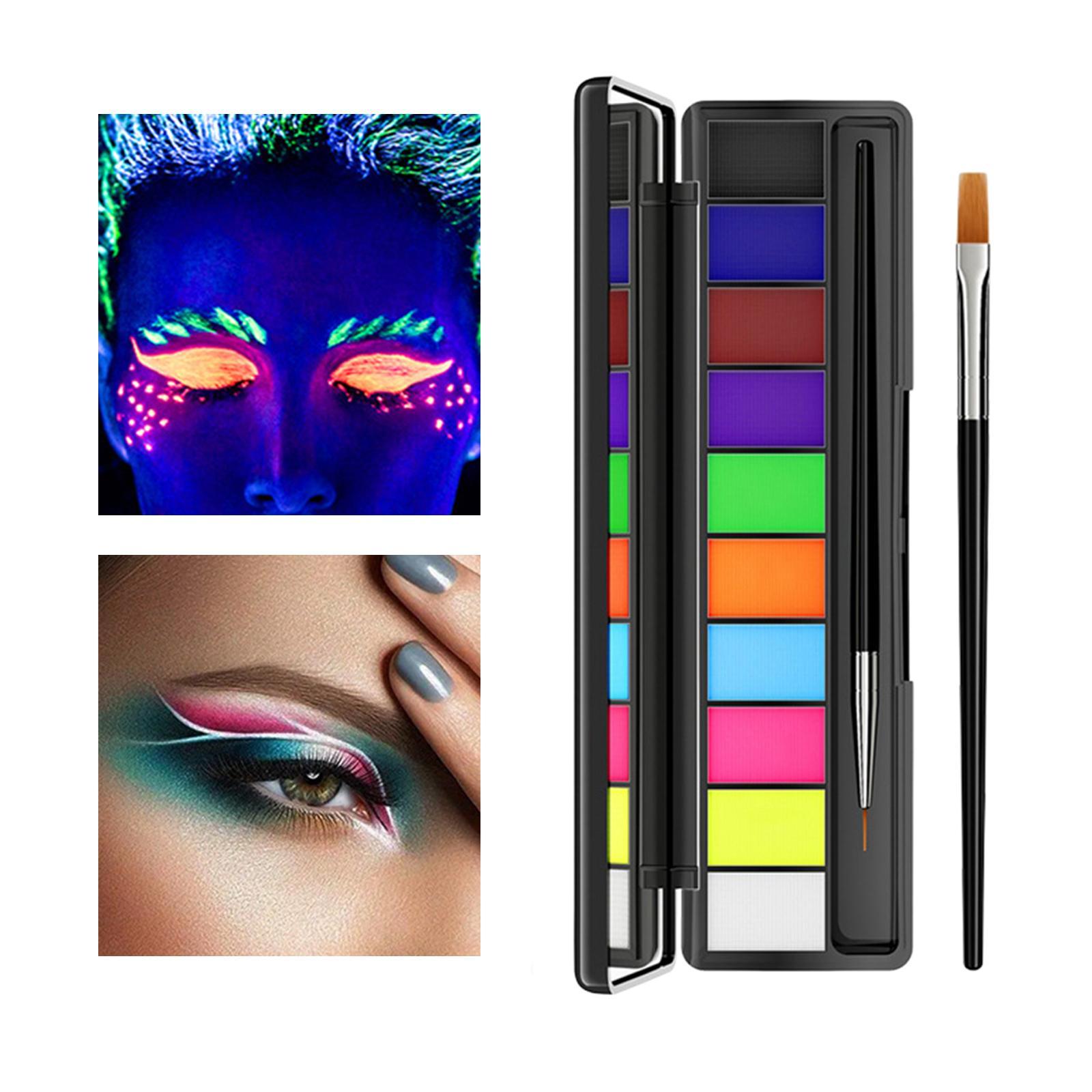 Face Painting Palette Water based Paints Face Body Painting Set for Theater Cosplay Costume