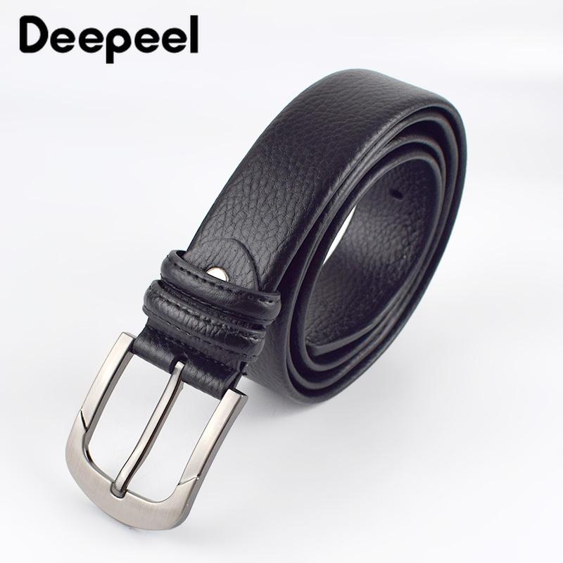 1Pc 3.7*110-130Cm Nam Khóa Cổ Điển Thắt Lưng Chống Trộm Ví Da Bò Dây có Dây Kéo Để Che Giấu Tiền Viền Quà Tặng Doanh Nghiệp