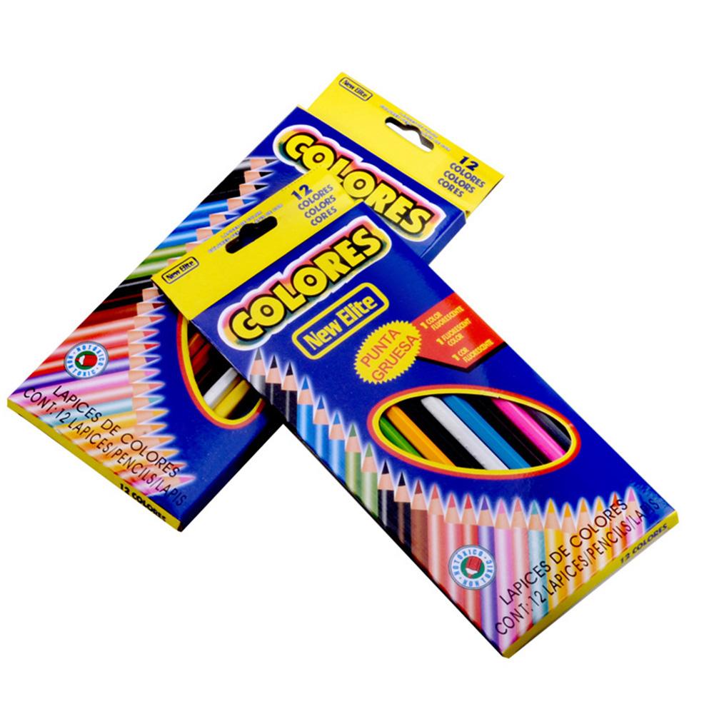 12 Color Coloring Book Professional Wooden Colored Pencil for Painting Drawing Sketch Tools Pen