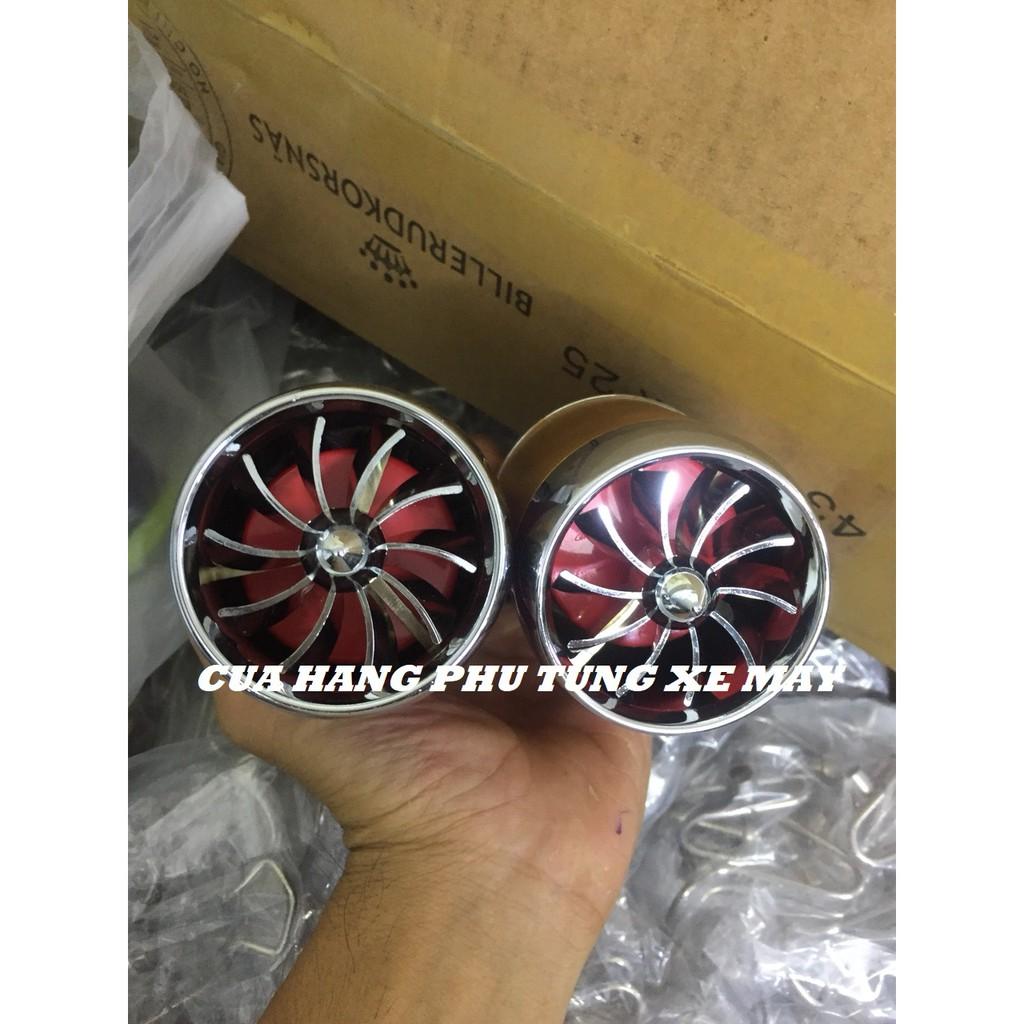 Pô e tăng tốc hình Cánh quạt dành cho xe Dream/ Wave/ Cup