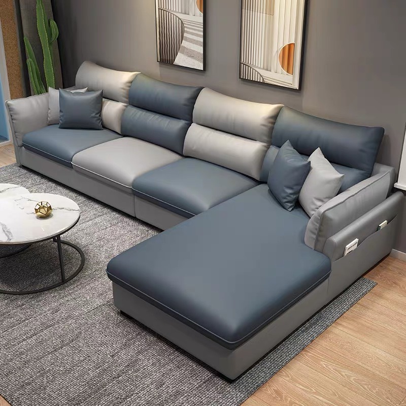 Sofa góc L bọc da Adora