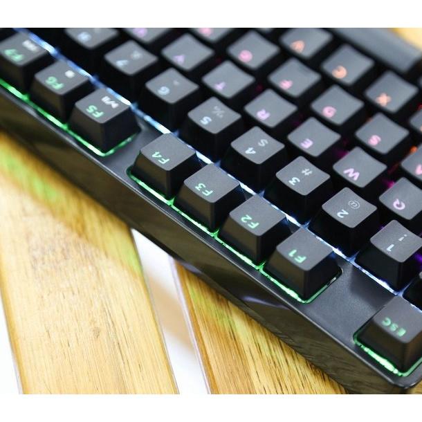 Bàn phím cơ Gaming DAREU EK87 - Black (RED Led, Blue/ Brown/ Red D switch) Hàng Chính Hãng