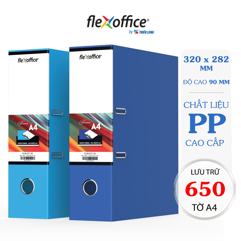 Bìa còng - Bìa hồ sơ Thiên Long Flexoffice A4 - F4